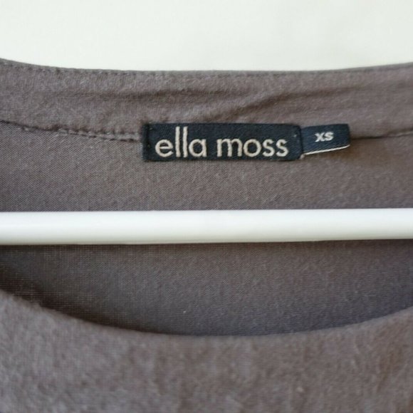 banded waist tunic top knit batwing Ella Moss - Picture 8 of 9